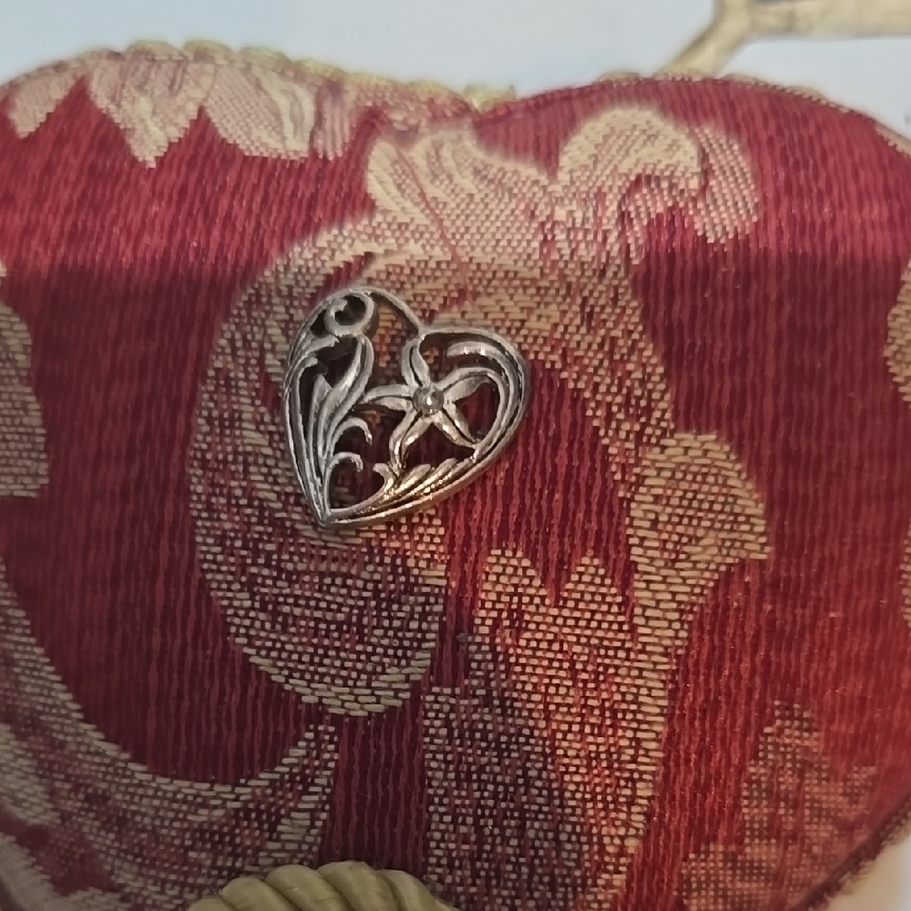 Silver Heart Broach